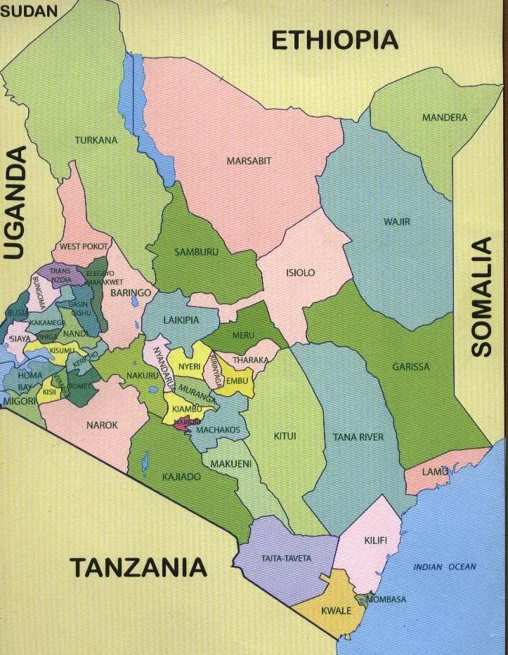 Counties in Kenya - ugwire