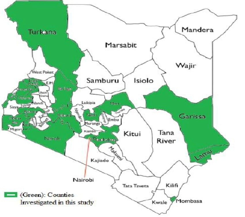 Biggest Counties in Kenya, List of Top 10