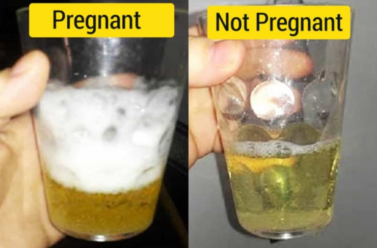 Pregnancy test using salt and urine