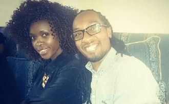 Kenyan Actress Jacky Vike Awinja and her husband Alfred Ngachi photos.