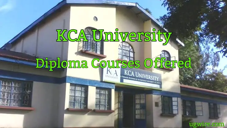 KCA University Diploma Courses Offered 2020