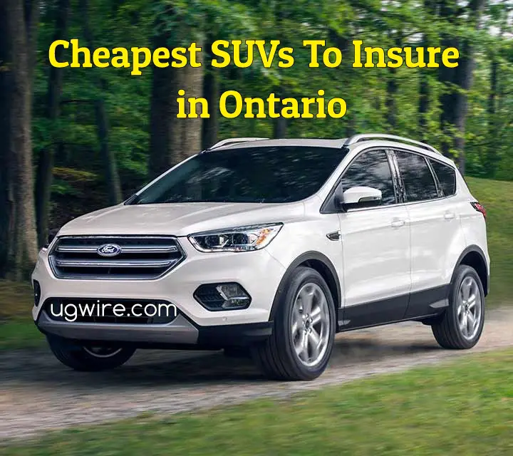 Top 10 Cheapest SUV to insure in Ontario 2022