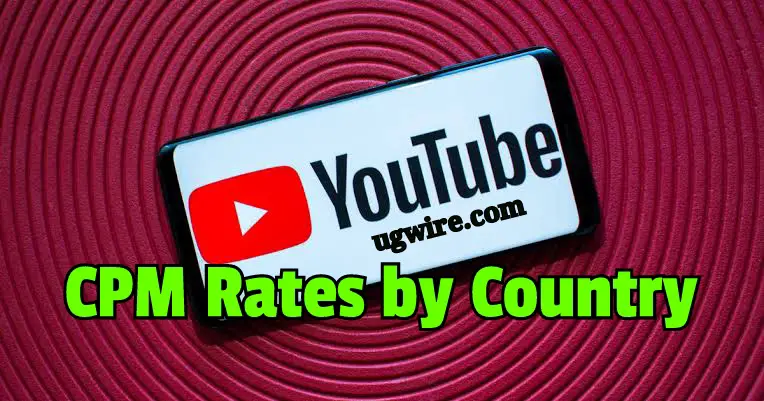 YouTube CPM rates by country 2022 list