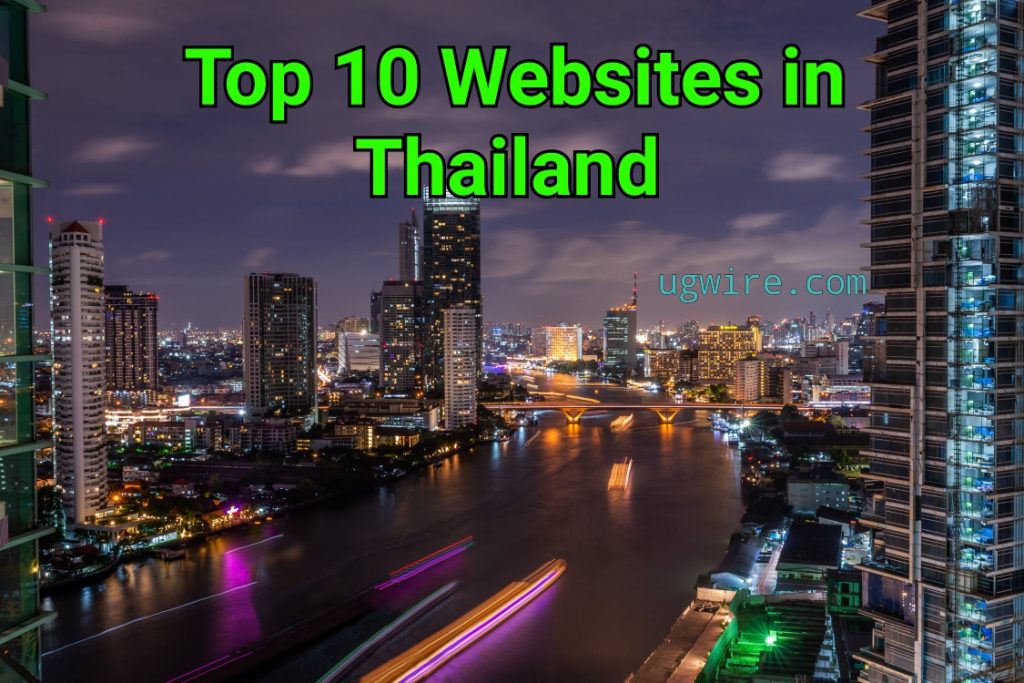 Top 10 most popular websites in Thailand in 2023