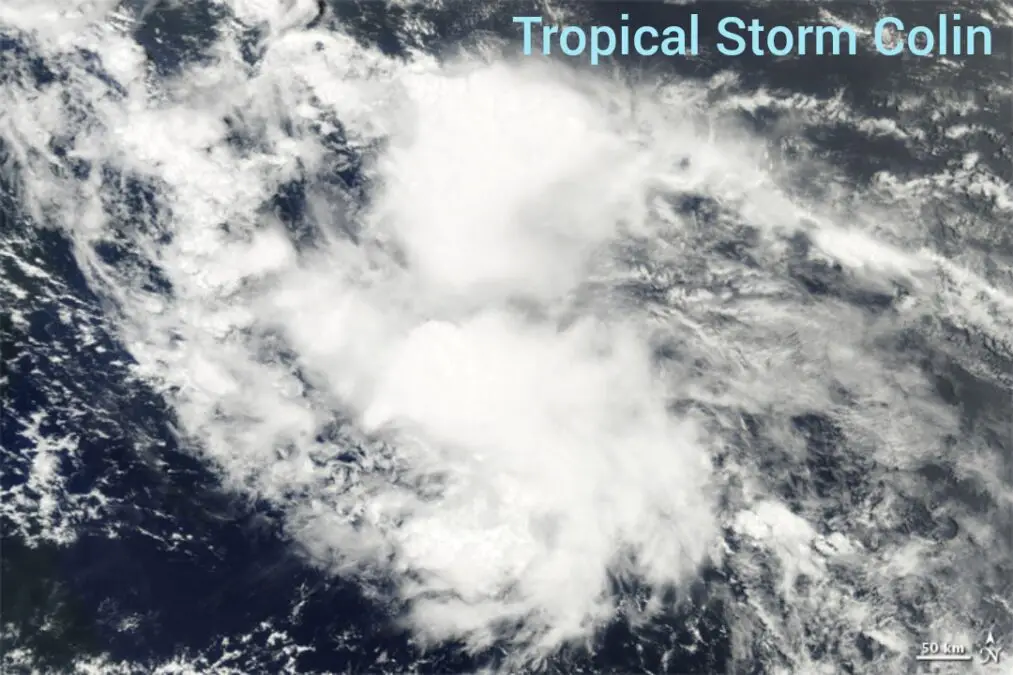Tropical Storm Colin 2022 path predictions